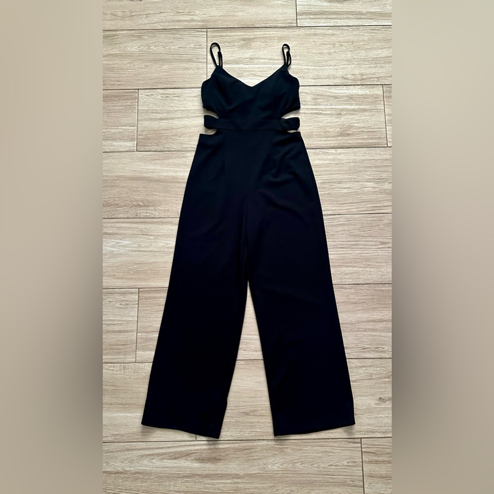 Trixxi Black Cutout Jumpsuit